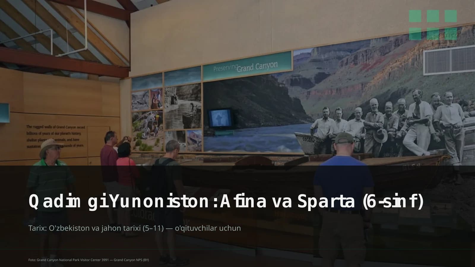 Qadimgi Yunoniston: Afina va Sparta (6-sinf)