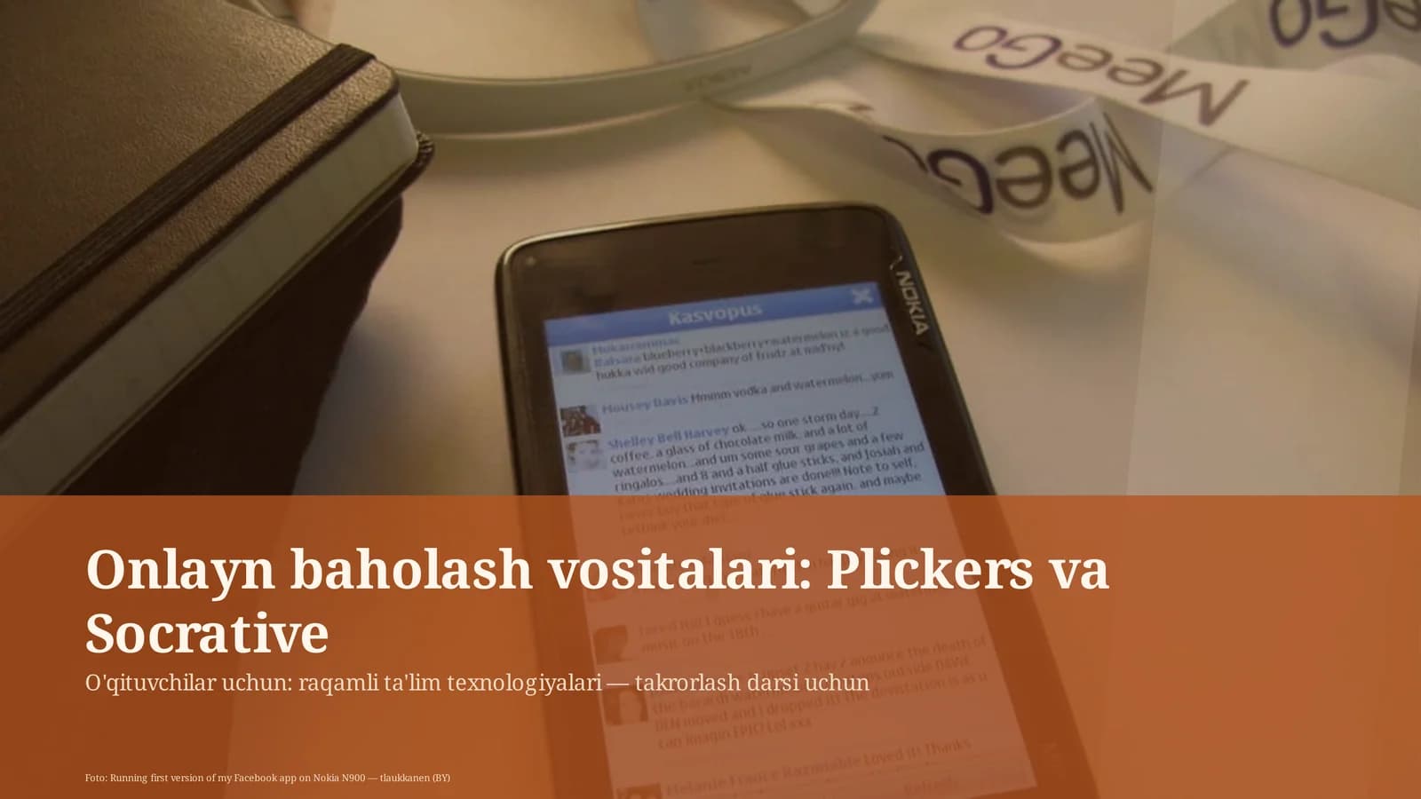 Onlayn baholash vositalari: Plickers va Socrative