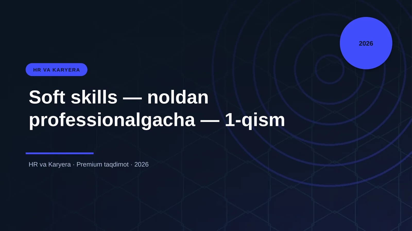 Soft skills — noldan professionalgacha — 1-qism