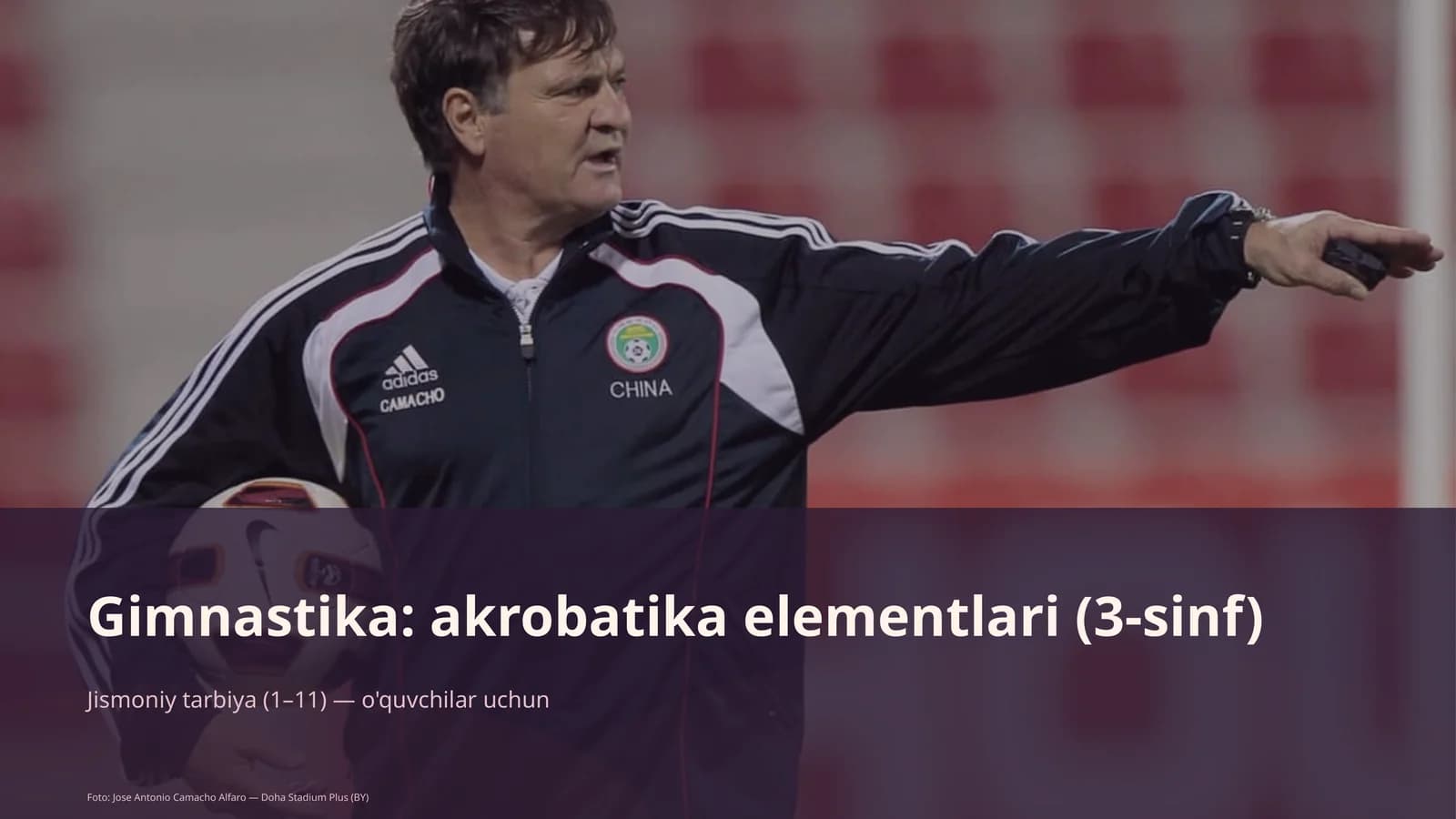 Gimnastika: akrobatika elementlari (3-sinf)