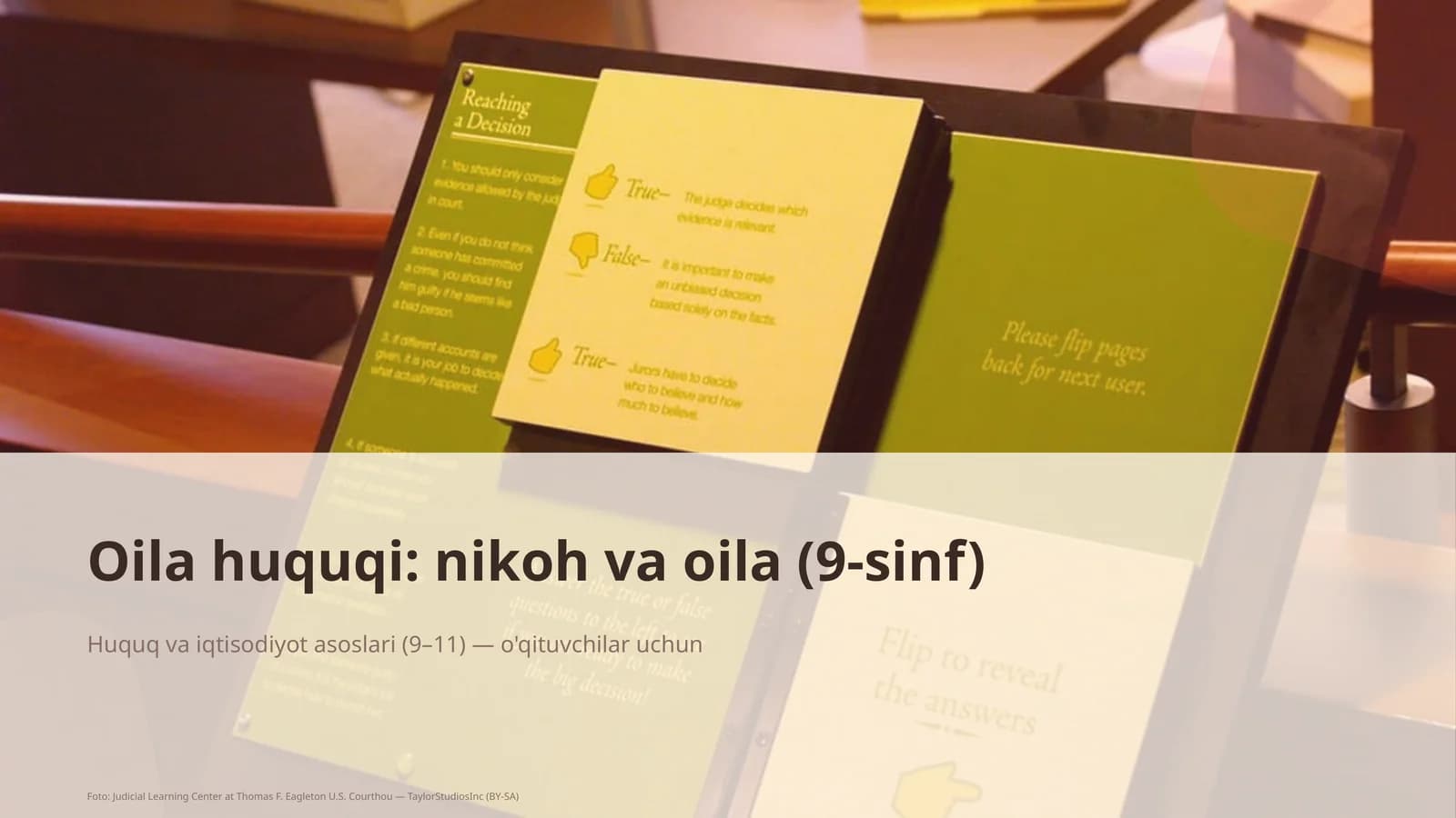 Huquq va iqtisodiyot asoslari (9–11)