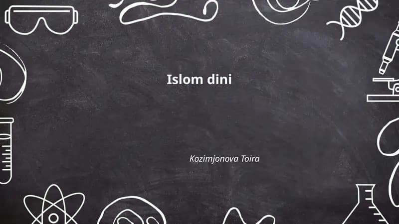 Islom dini