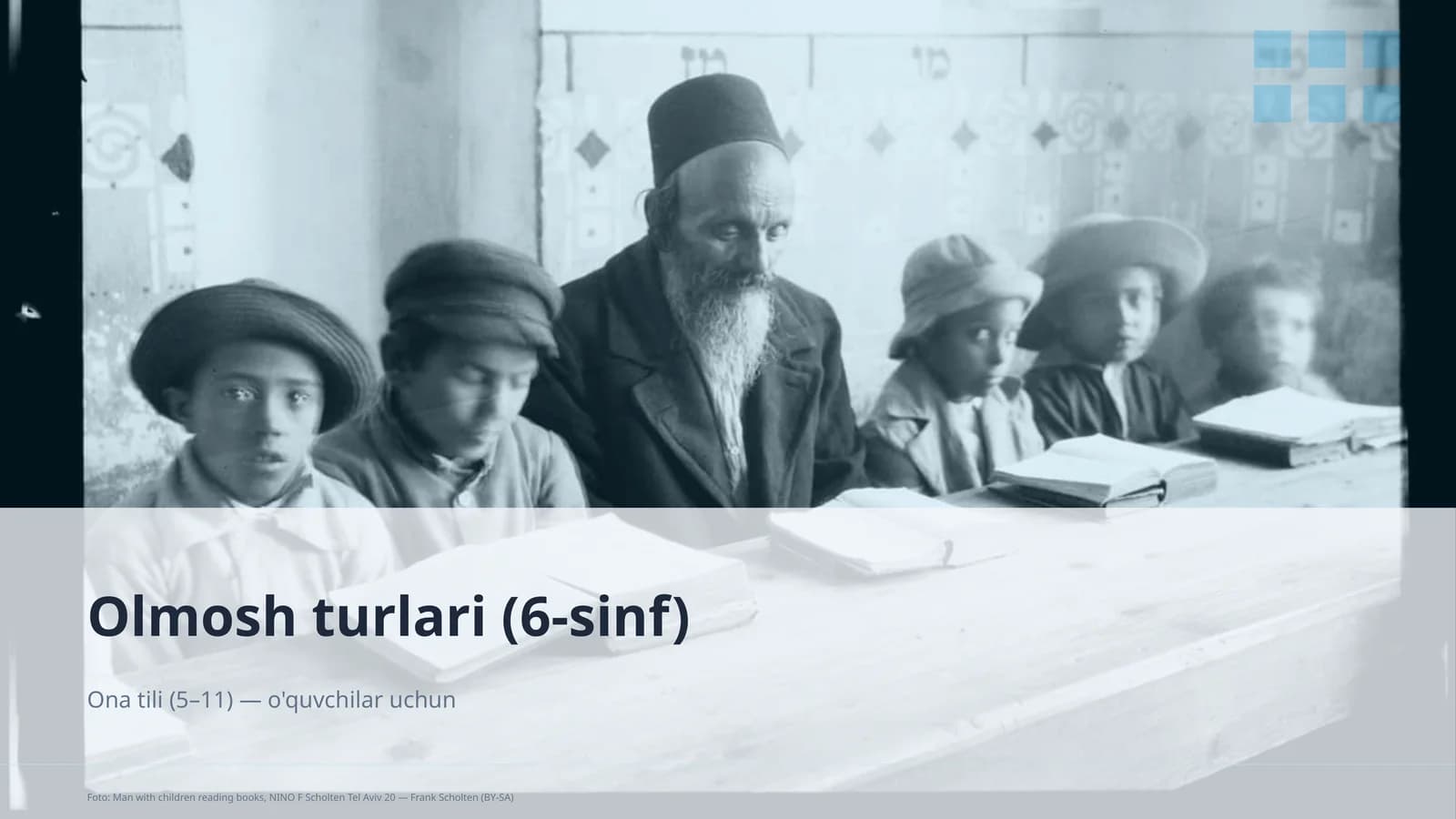 Olmosh turlari (6-sinf)