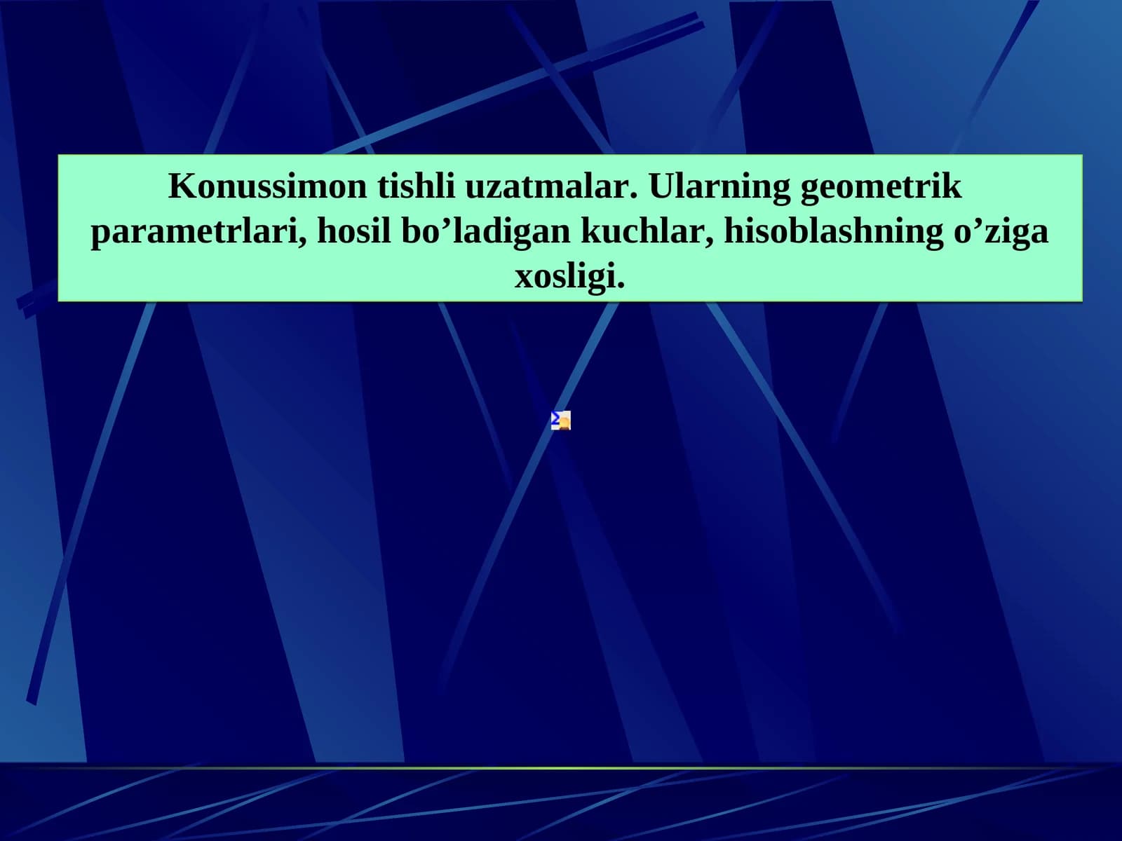 Konussimon tishli uzatmalar