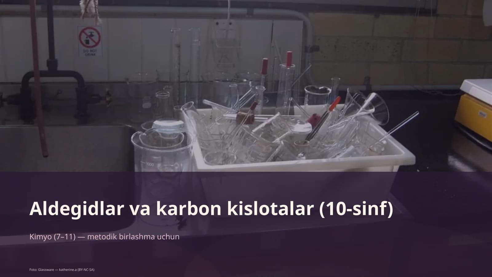 Aldegidlar va karbon kislotalar (10-sinf)