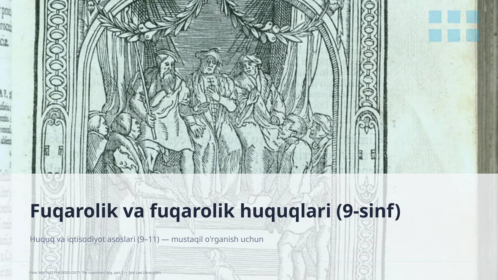 Fuqarolik va fuqarolik huquqlari (9-sinf)