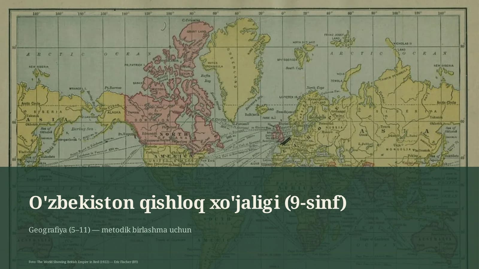 O'zbekiston qishloq xo'jaligi (9-sinf)