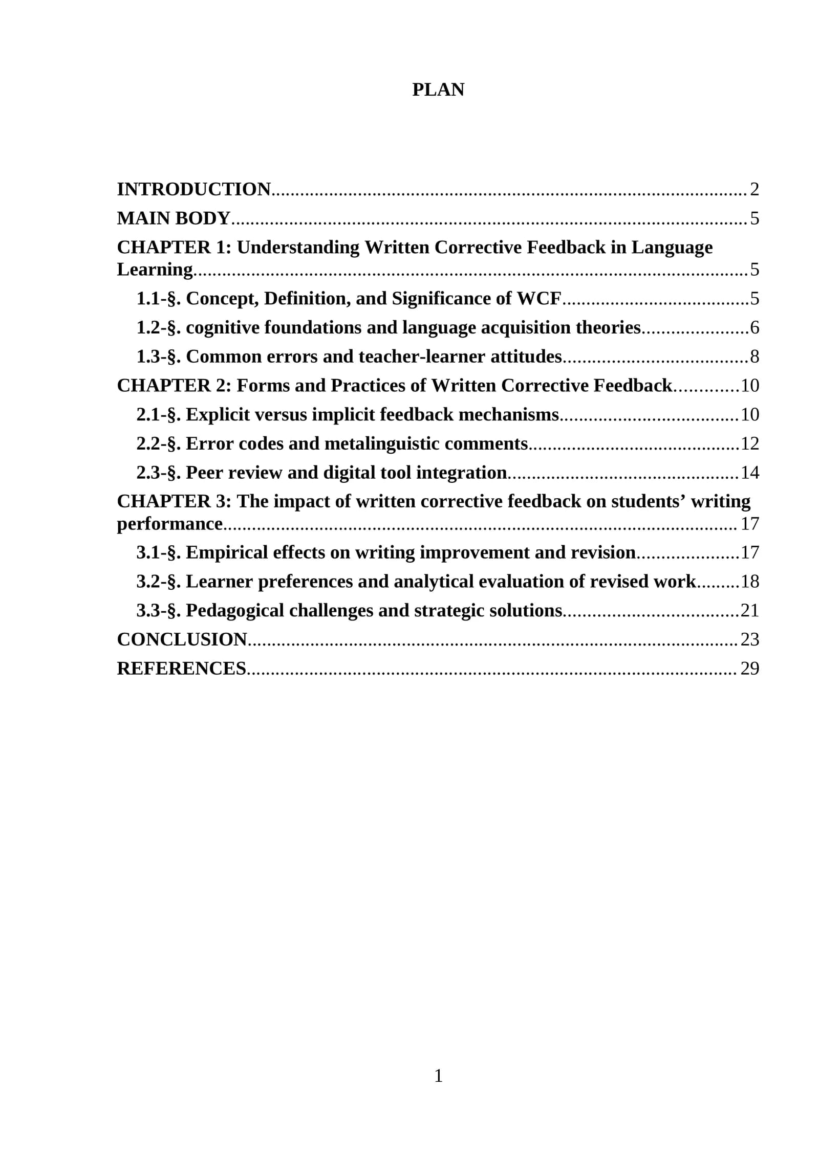 Written Corrective Feedback in Language Learning