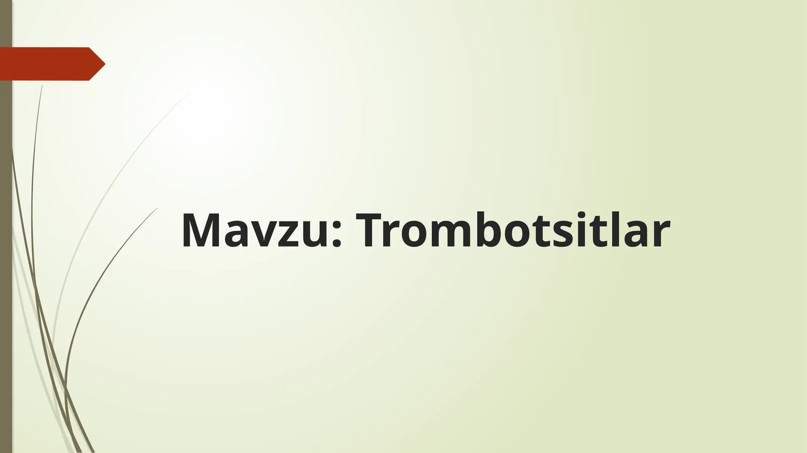 Trombotsitlar