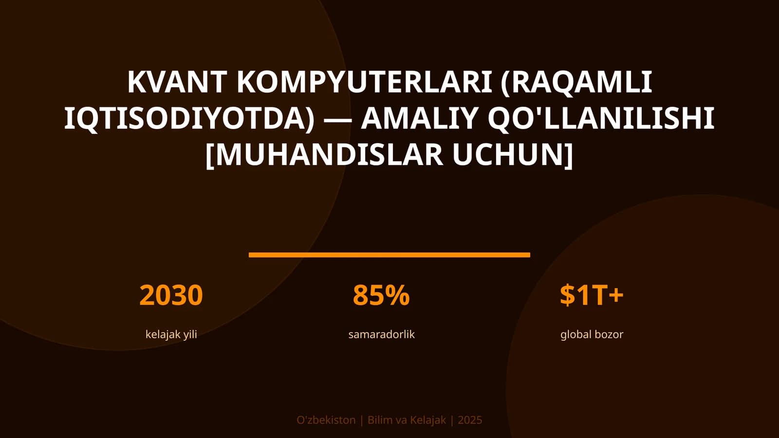 Kvant kompyuterlari (raqamli iqtisodiyotda) — amaliy qo'llanilishi