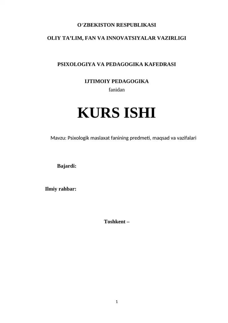 Psixologik maslahat