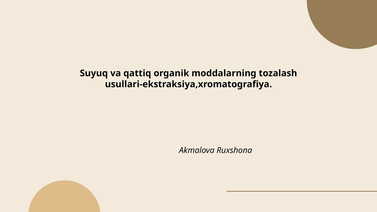 Ekstraksiya usullari