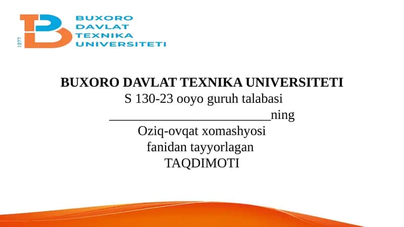 Oziq-ovqat xomashyosi