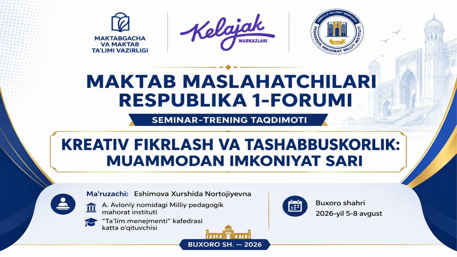 Maktab Maslahatchi Forumi