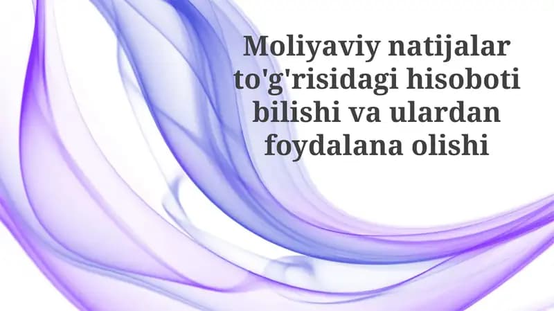 Daromad to'g'risidagi hisobot