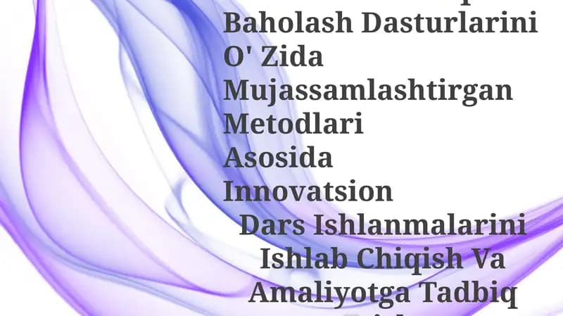 Timss, Pisa, Agma, Talis Xalqaro Baholash Dasturlariga Doir Test Namunalari Bilan Tanishtirish