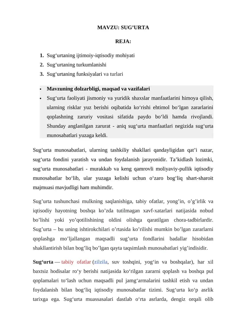 Sug'urta