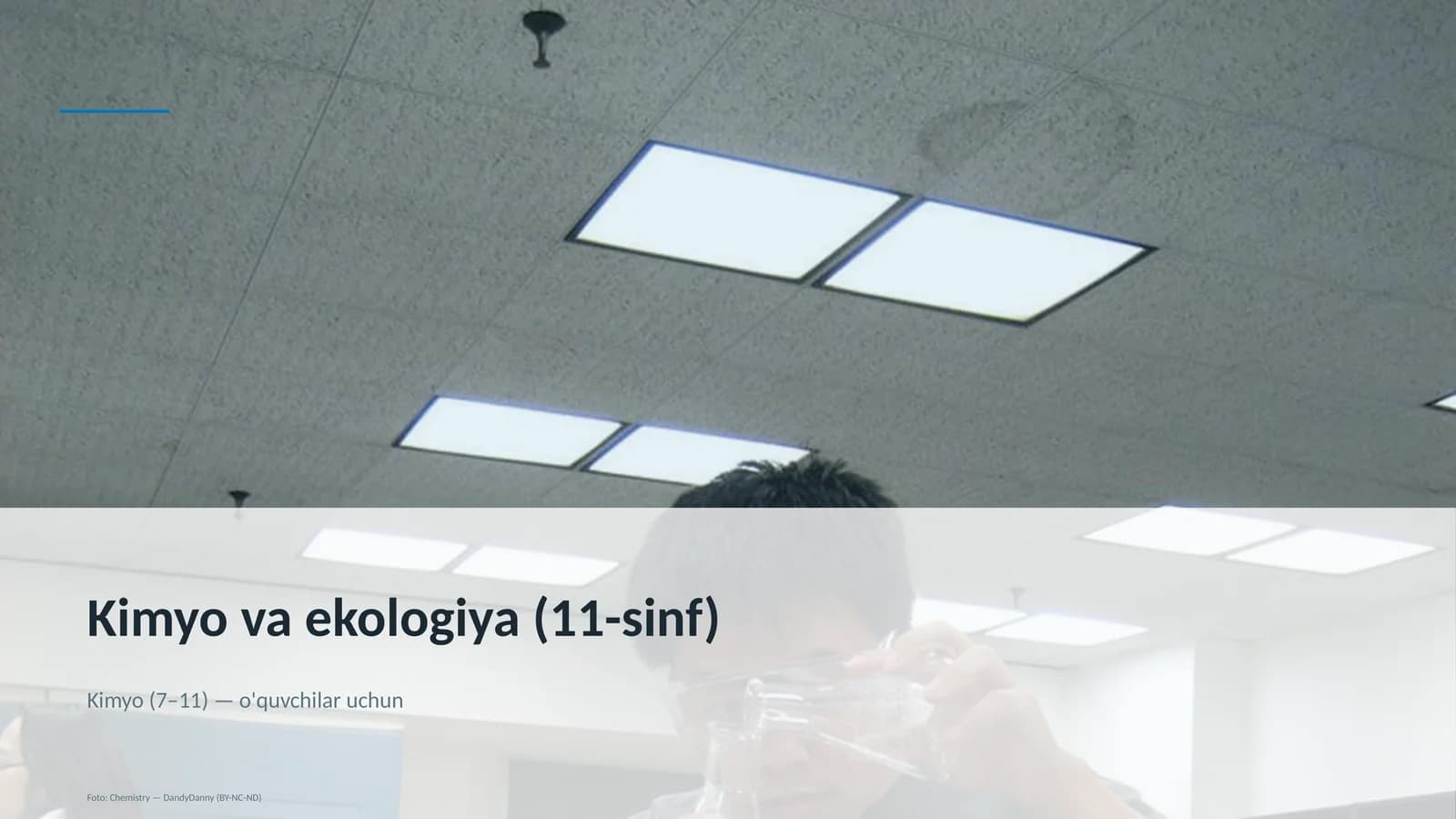 Kimyo va ekologiya (11-sinf)