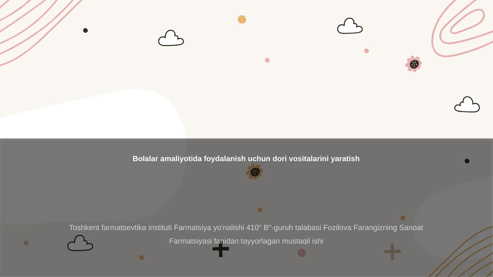 Bolalar uchun dori vositalari
