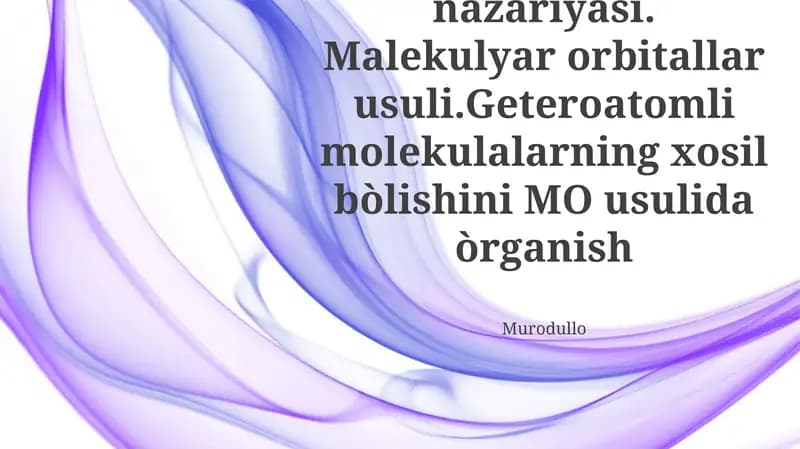 Valent boĝlar nazariyasi