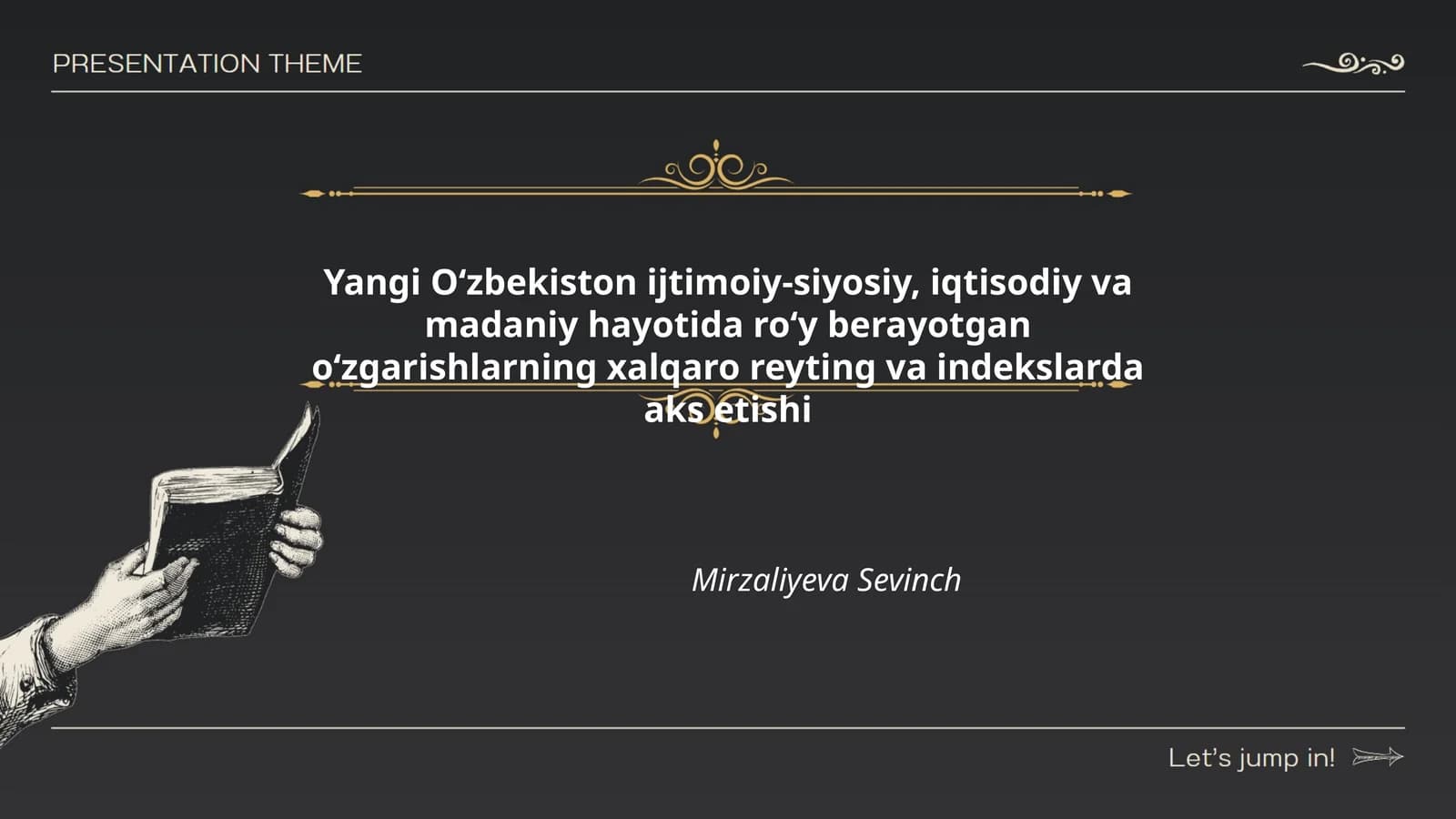 Yangi O‘zbekiston ijtimoiy-siyosiy, iqtisodiy va madaniy hayotida roʻy berayotgan oʻzgarishlarning xalqaro reyting va indekslarda aks etishi