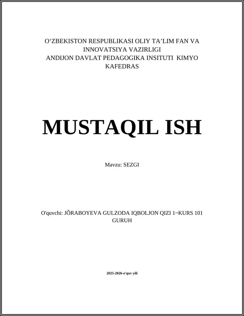 SEZGI