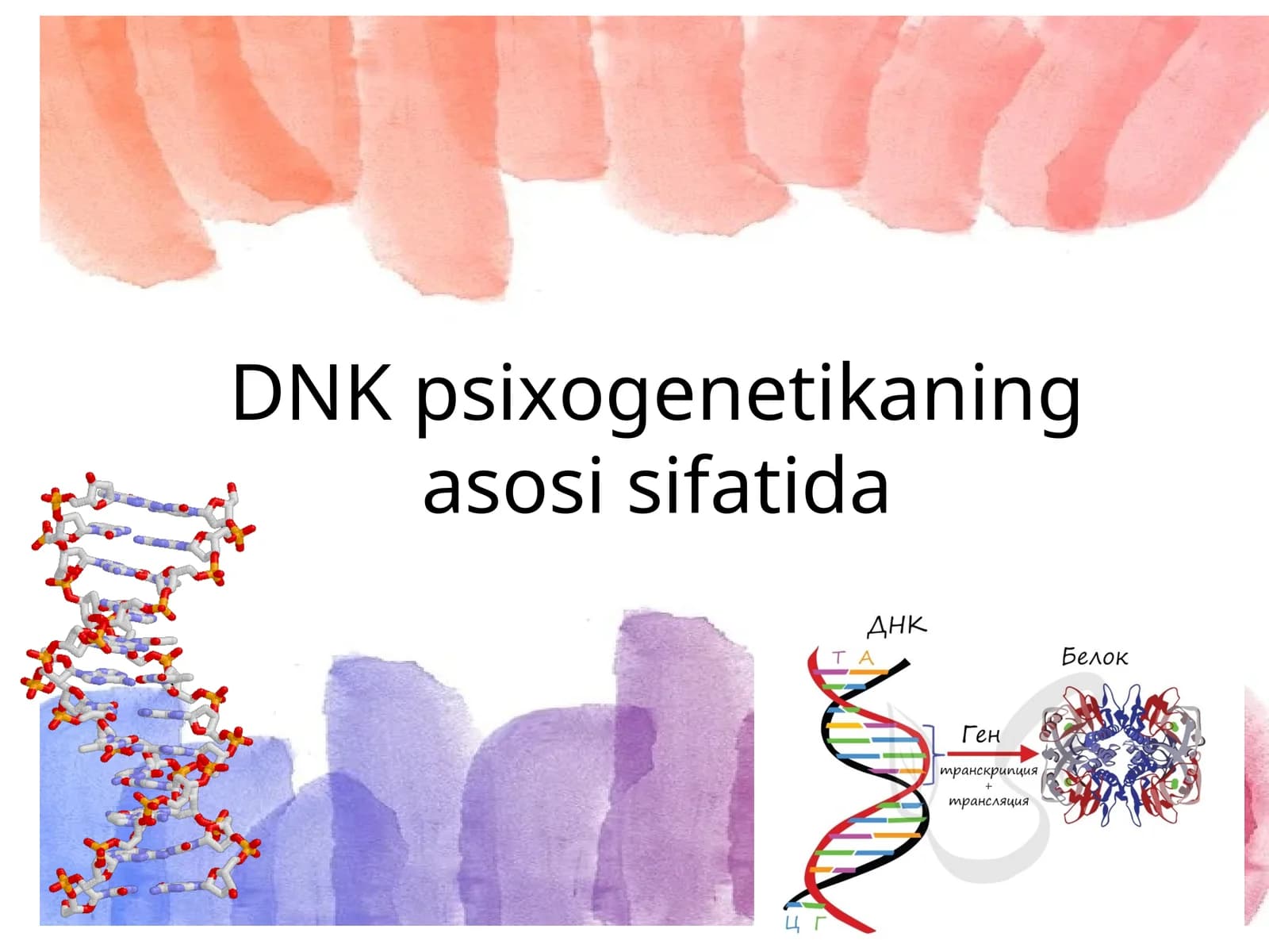 DNK psixogenetikaning asosi sifatida