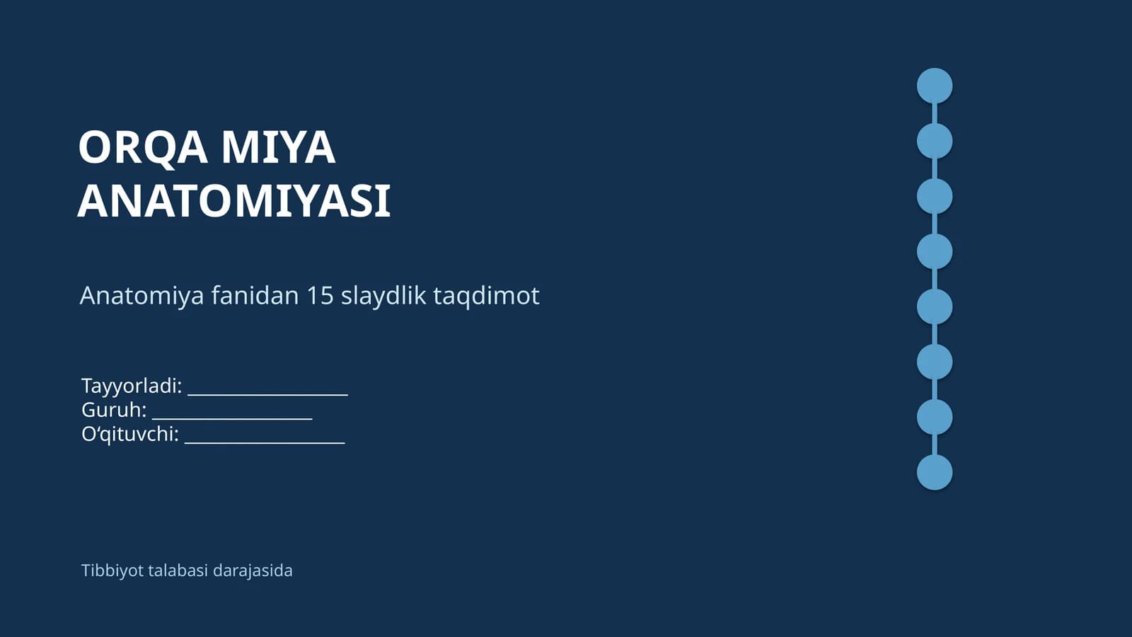ORQA MIYAANATOMIYASI