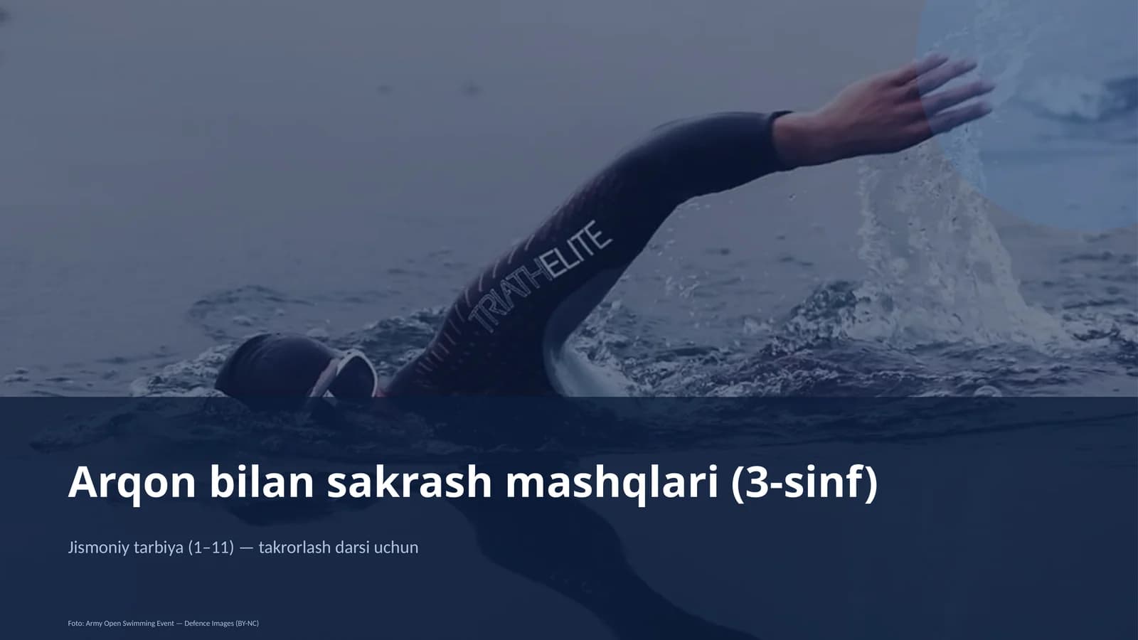 Arqon bilan sakrash mashqlari (3-sinf)