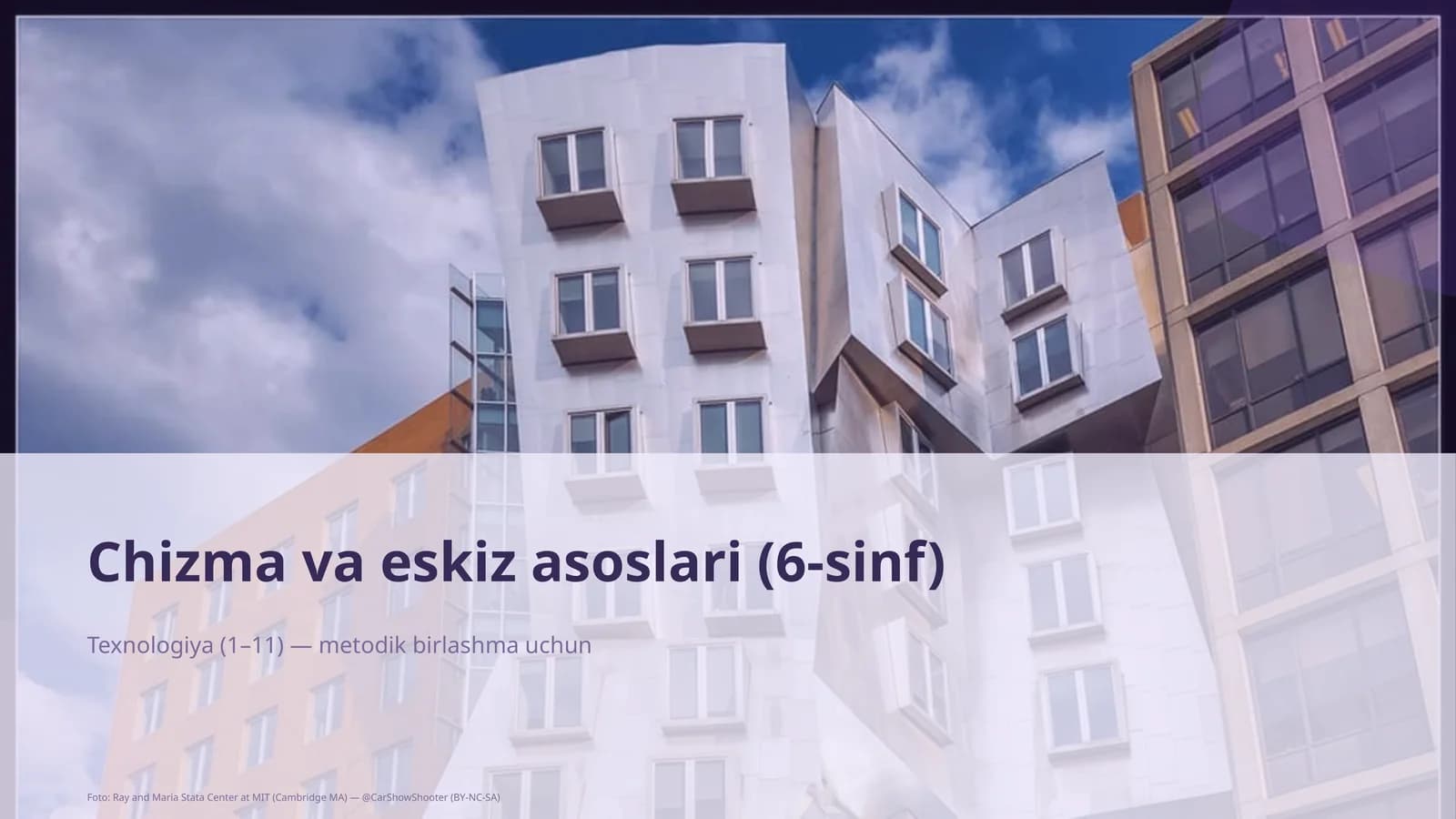 Chizma va eskiz asoslari (6-sinf)