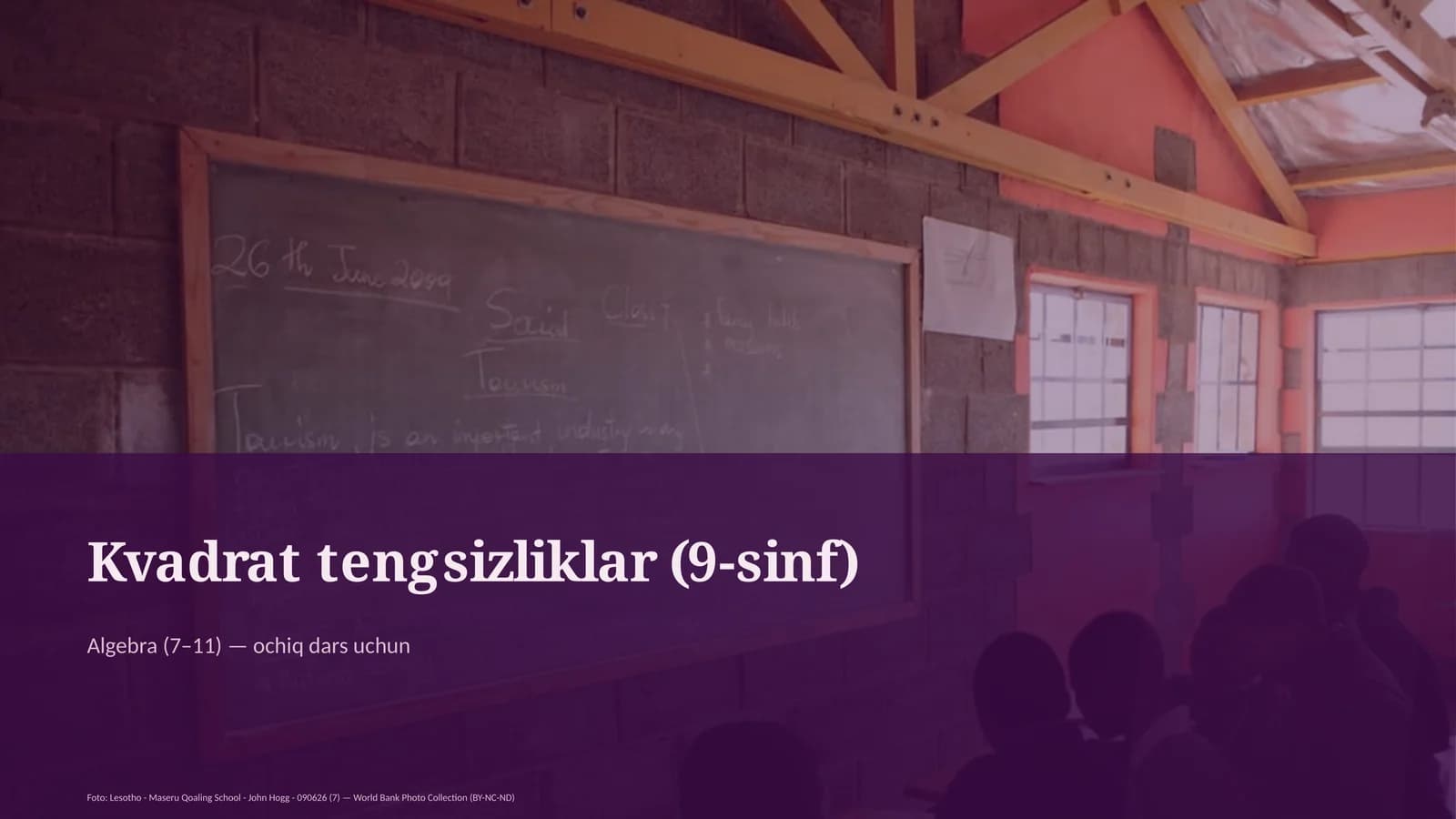 Kvadrat tengsizliklar (9-sinf)