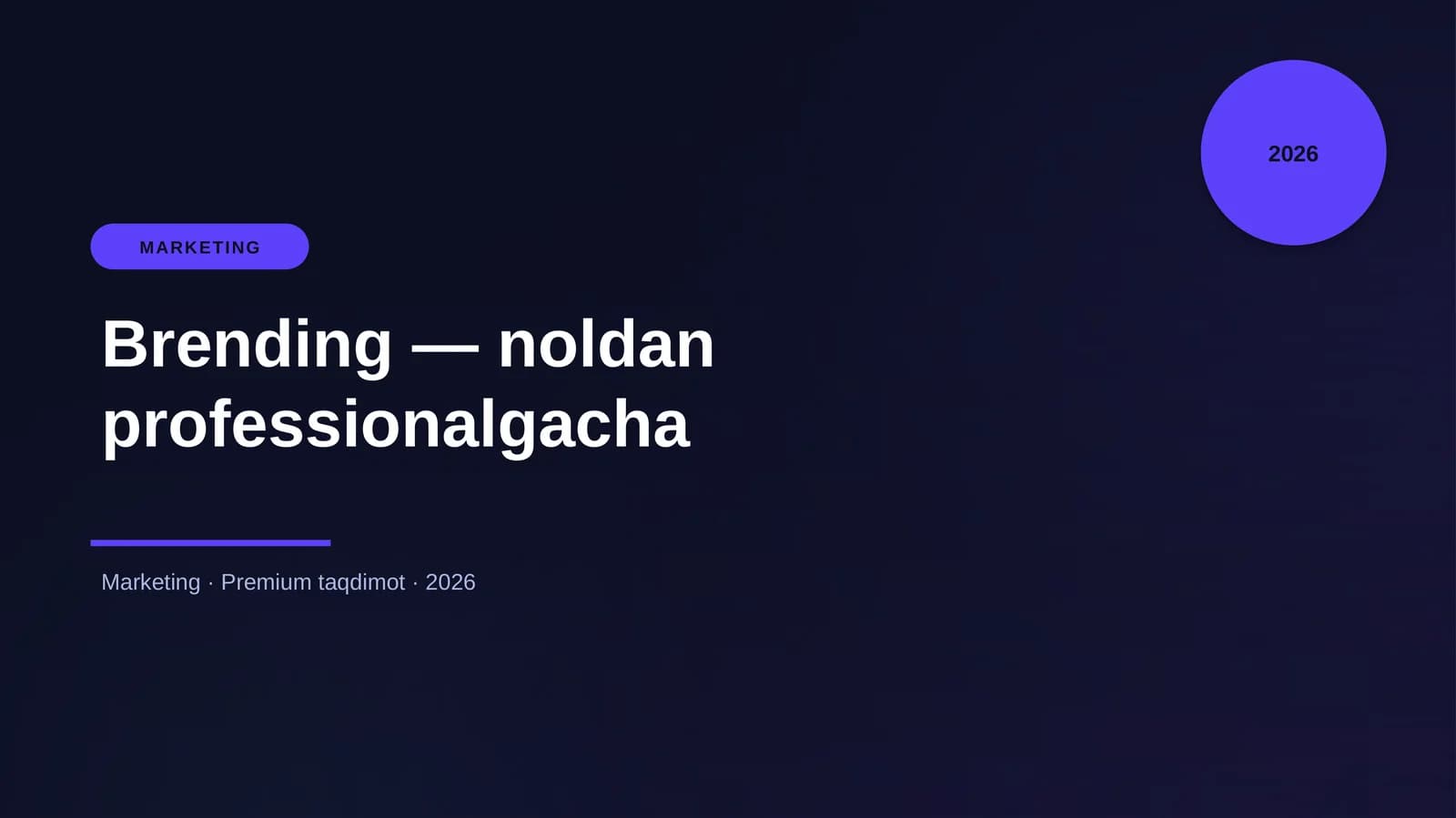 Brending — noldan professionalgacha