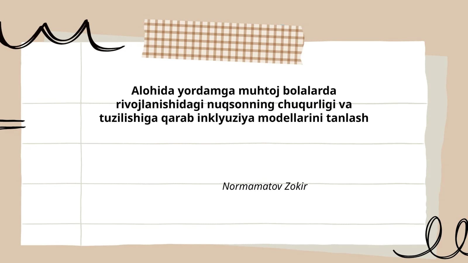Inklyuziya Modellarini Tanlash