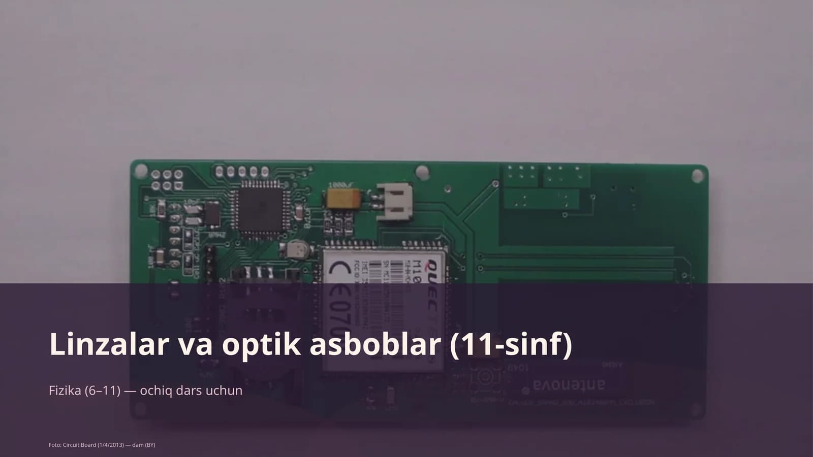 Linzalar va optik asboblar (11-sinf)