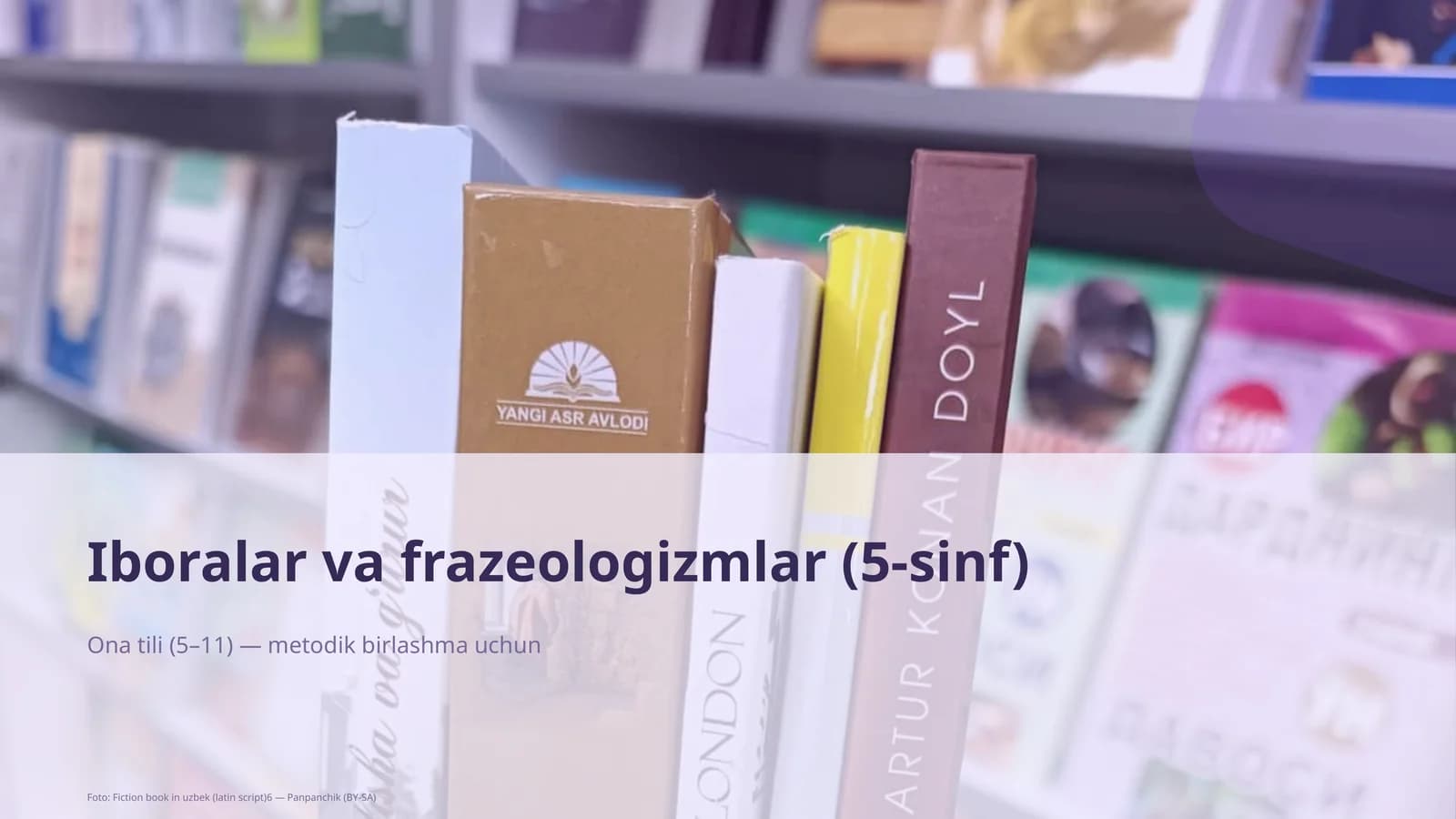 Iboralar va frazeologizmlar (5-sinf)