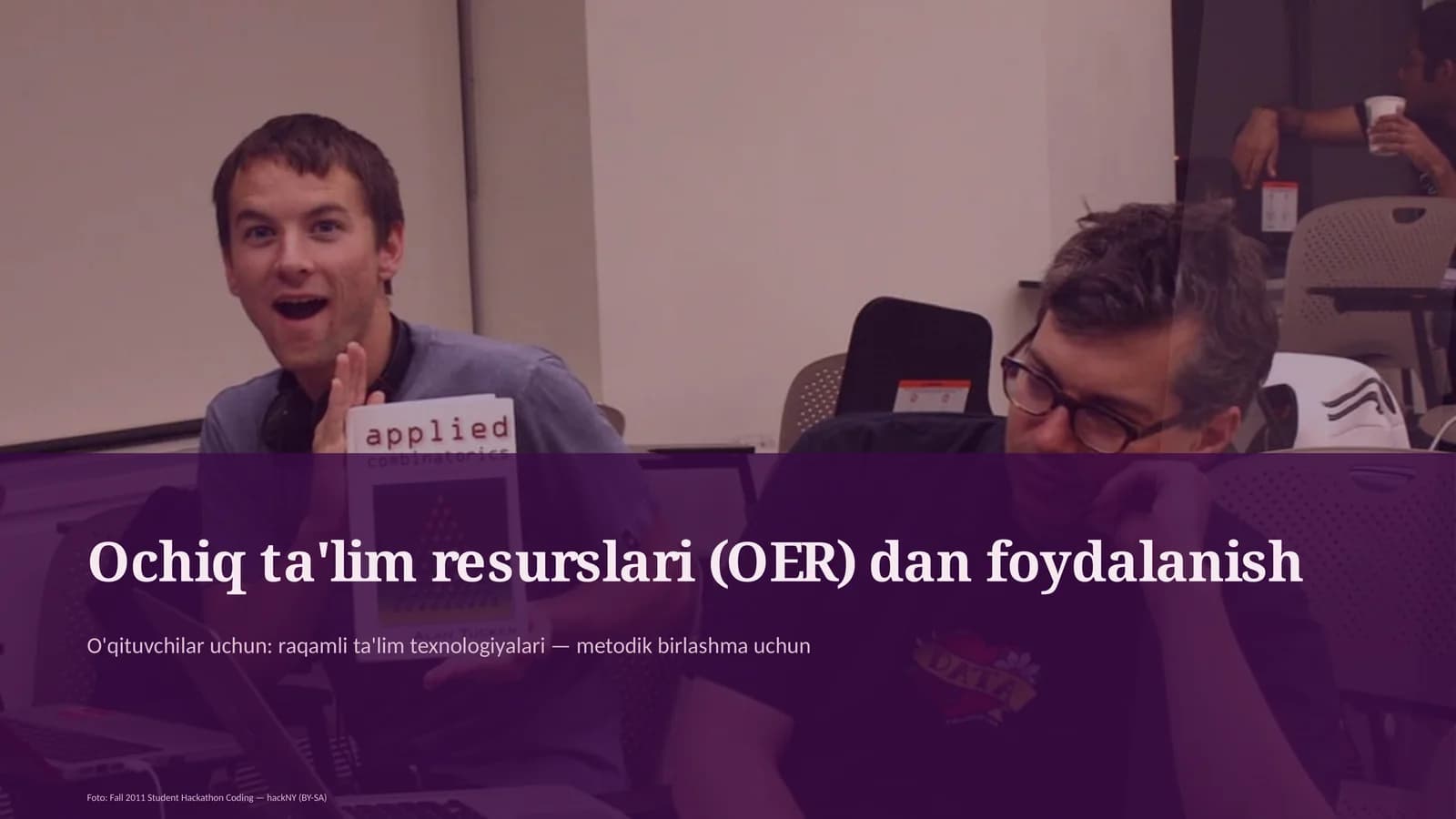 Ochiq ta'lim resurslari (OER) dan foydalanish