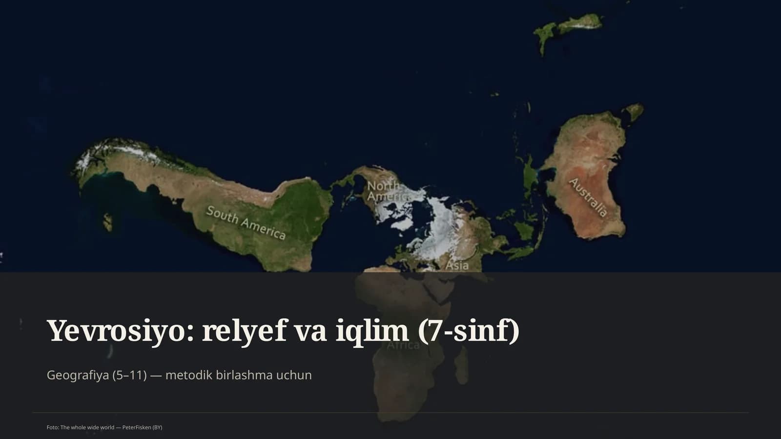 Yevrosiyo: relyef va iqlim (7-sinf)