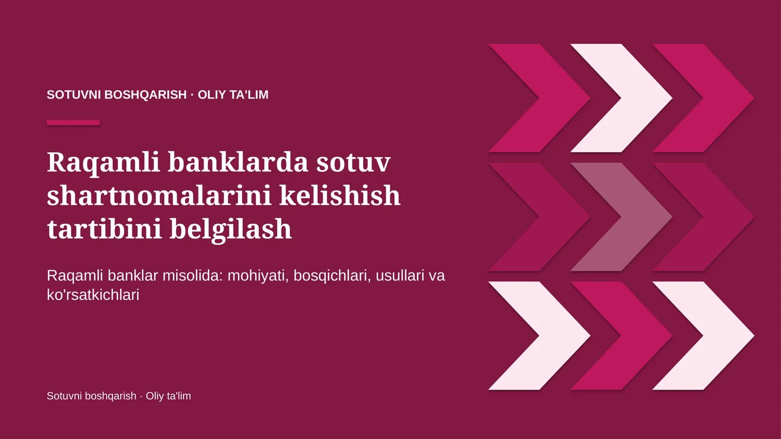 raqamli banklarda sotuv shartnomalarini kelishish tartibini belgilash 9214