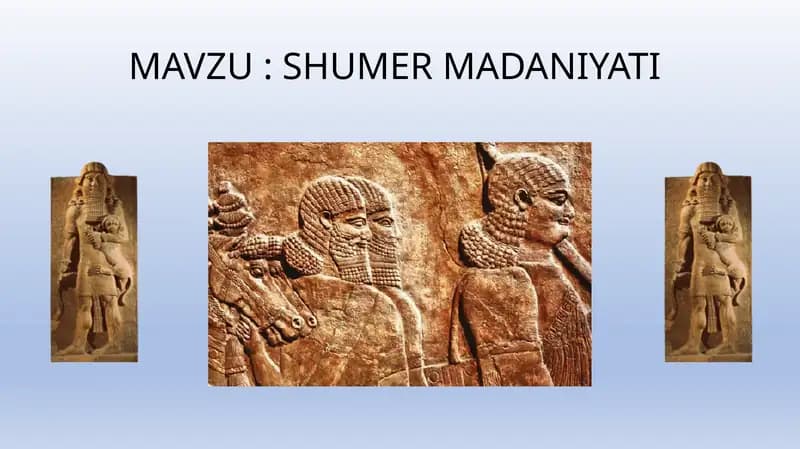 SHUMER MADANIYATI