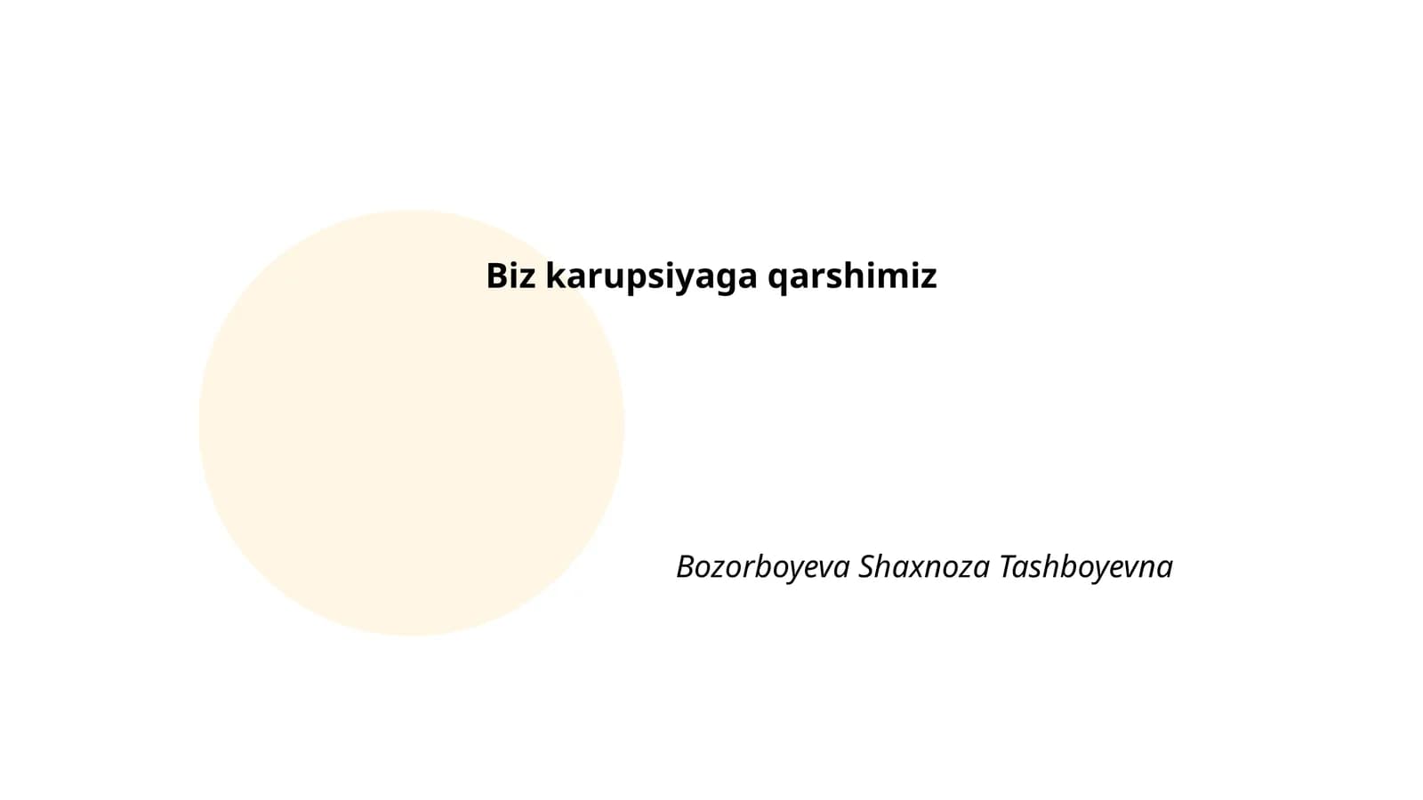 Korruptsiyaga qarshi kurashish