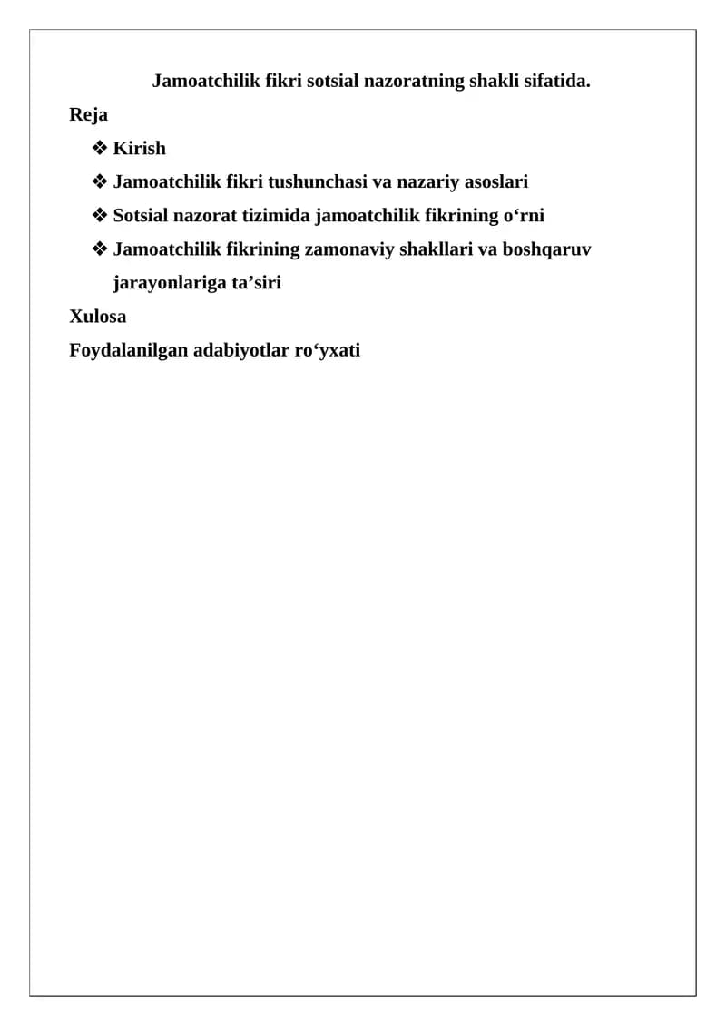 Jamoatchilik fikri