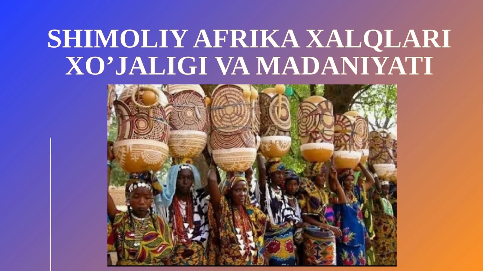 Shimoliy Afrika xalqlari xoʻjaligi va madaniyati