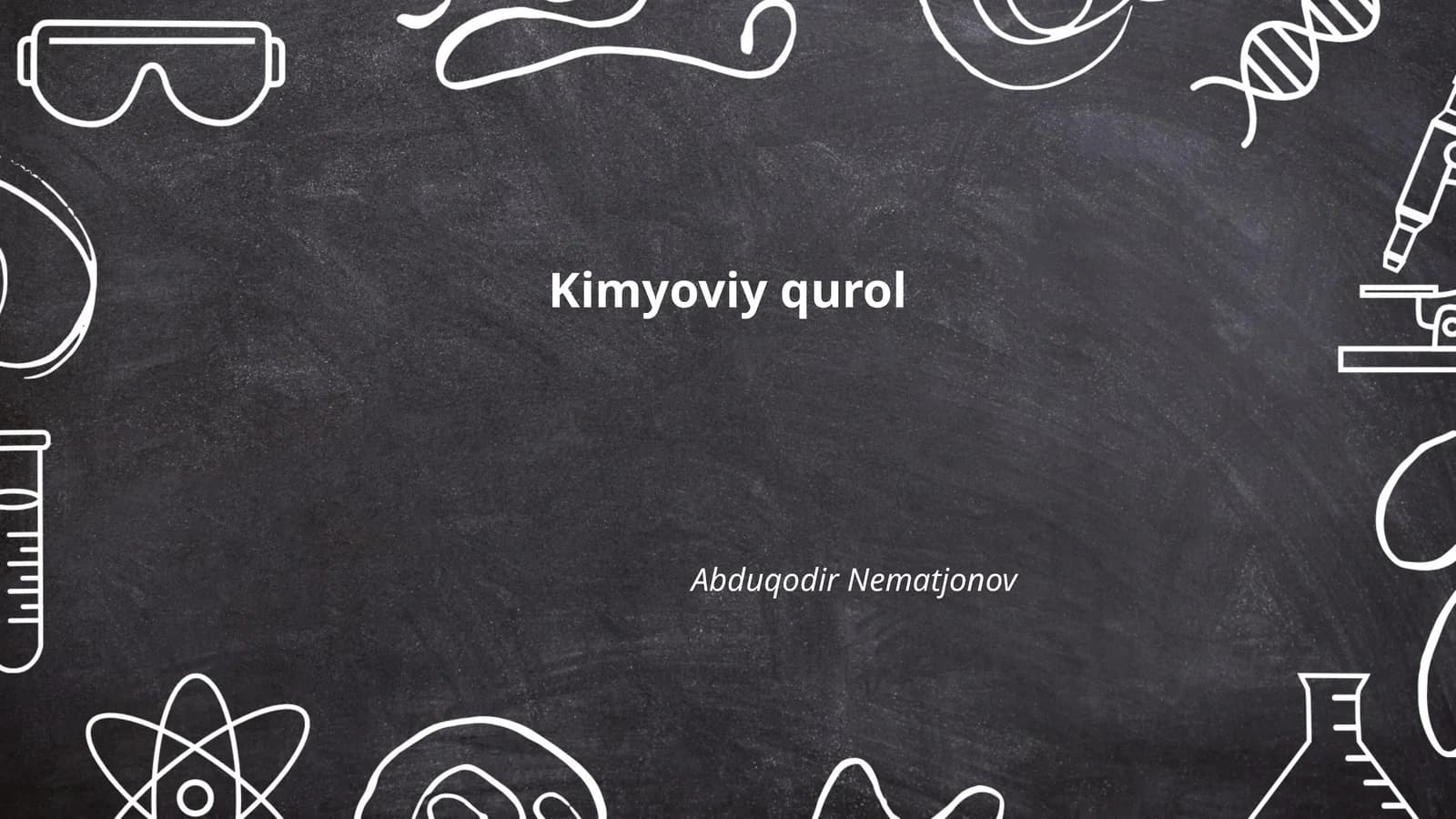Kimyoviy qurol