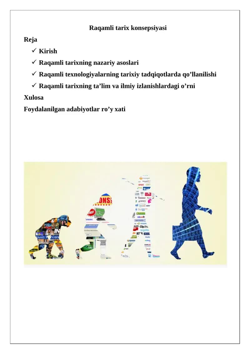 Raqamli tarix konsepsiyasi