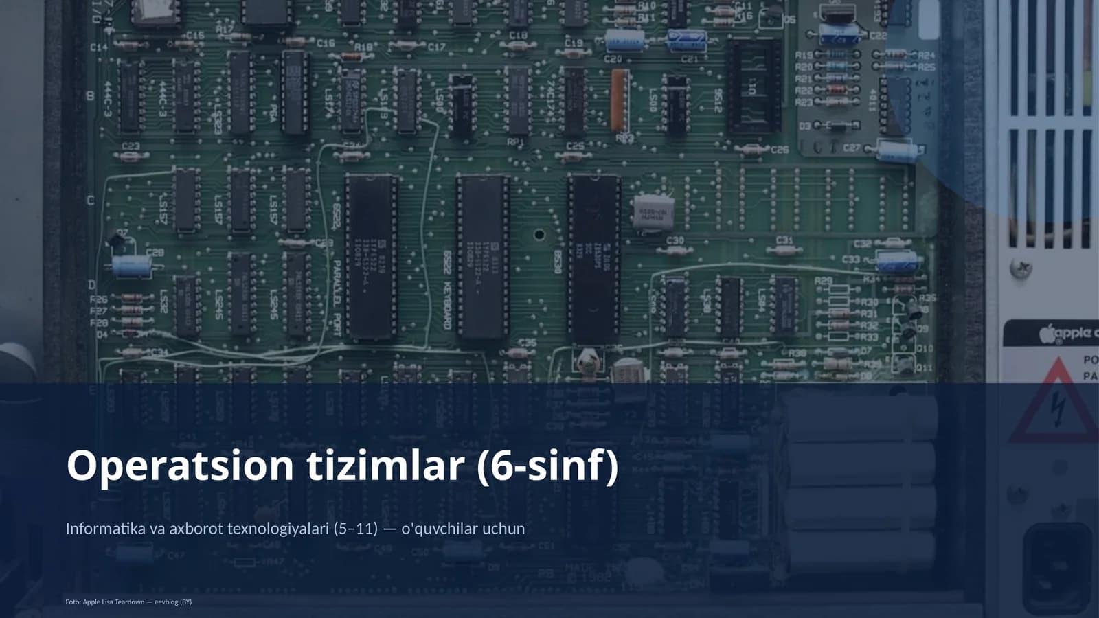 Operatsion tizimlar (6-sinf)