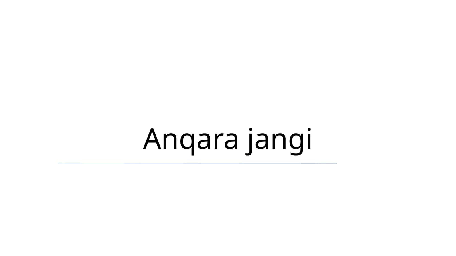 Anqara jangi
