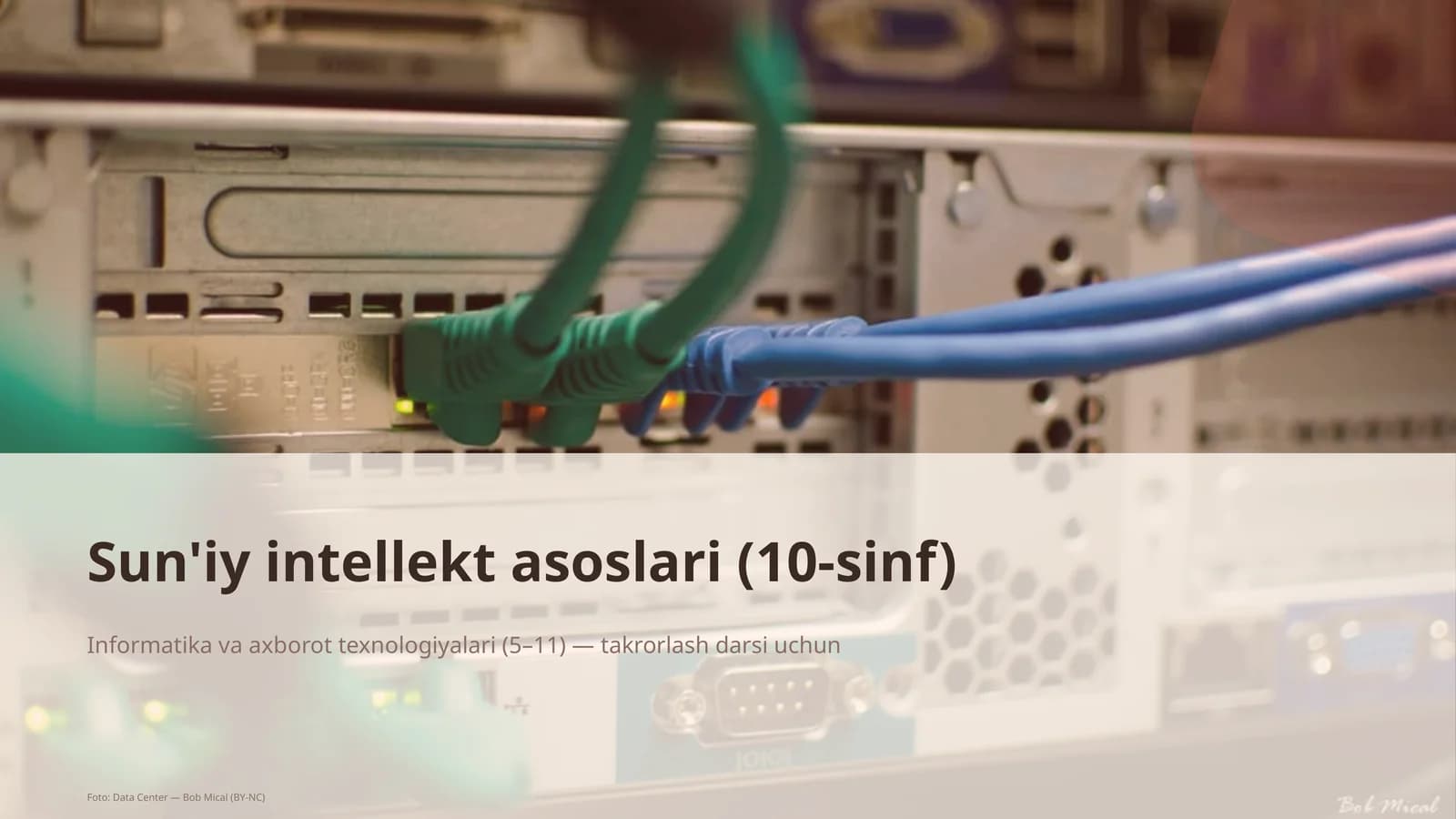 Sun'iy intellekt asoslari (10-sinf)