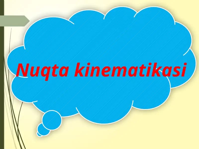 Nuqtakinematikasi