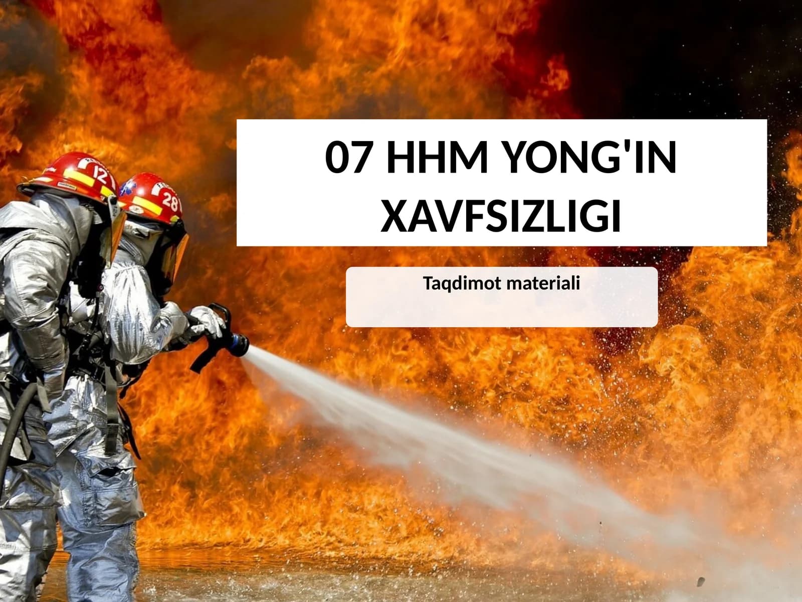 Yong'in xavfsizligi qoidalari