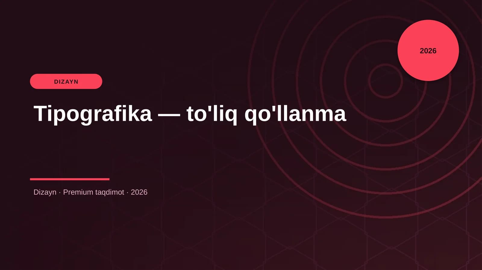 Tipografika — to'liq qo'llanma